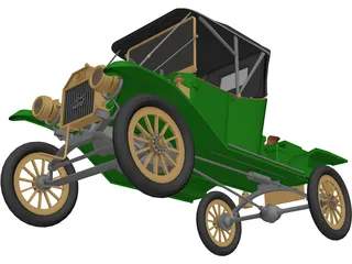 Ford T12 3D Model