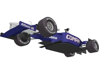 F1 Car Williams (2001) 3D Model