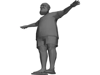 Big Daddy 3D Model