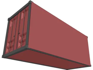 Container 20ft 3D Model