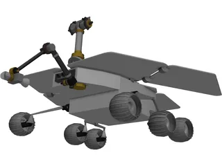 Mars Express Rover 3D Model