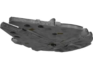 Star Wars Millenium Falcon 3D Model