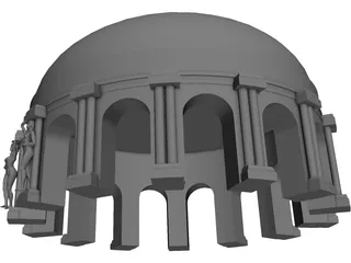 Ancient Dome 3D Model