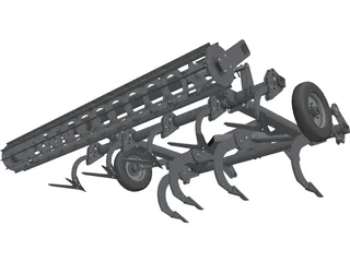 Cultivator Subsoiler 3D Model