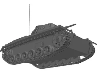 Panzer III 3D Model