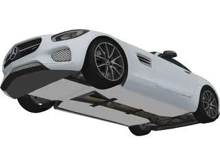 Mercedes-Benz GT AMG (2016) 3D Model