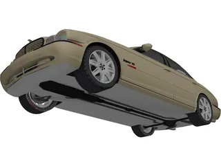 Jaguar XJR (2004) 3D Model