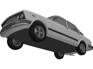 Fiat 132 (1981) 3D Model