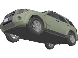 Ford Escape Hybrid 3D Model