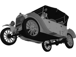 Ford Model T (1924) 3D Model