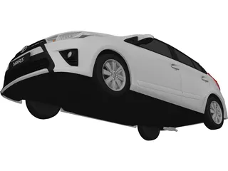 Toyota Yaris (2016) 3D Model