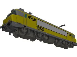 Dutch Train 3D Model