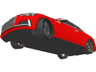 Audi S5 Coupe (2017) 3D Model