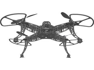 Quadrocopter 3D Model