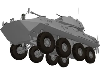 Piranha Lav-25 3D Model