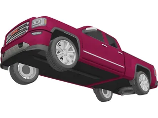 GMC Sierra Pickup (2016) 3D Model