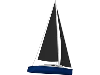 Sailboat 3D Model