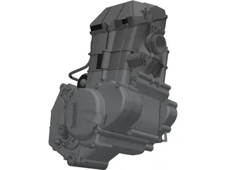 Husaberg Engine 450cc 3D Model