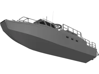 Navy Coastal Patrol Boat 3D Model