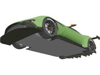 Aston Martin Vulcan (2016) 3D Model
