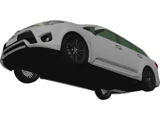 Toyota Avensis Wagon (2017) 3D Model