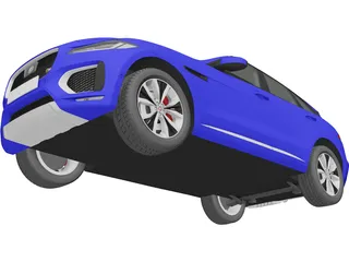 Jaguar F-Pace S (2017) 3D Model