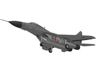 MiG-29A Fulcrum 3D Model