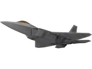 F-22 Raptor 3D Model