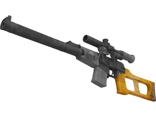 VSS Vintorez 3D Model