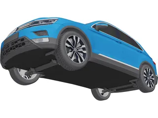 Volkswagen Tiguan 2.0 TDi (2017) 3D Model
