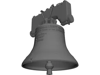 Liberty Bell 3D Model