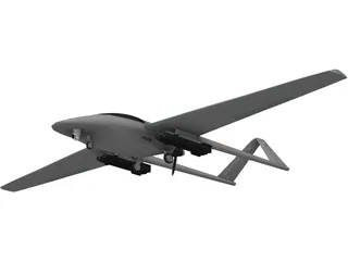 Bayraktar TB2 Tactical UAV 3D Model