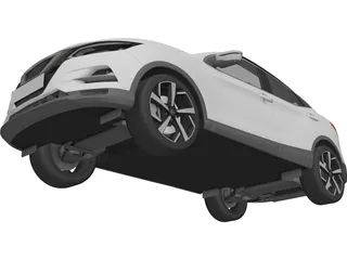 Nissan Qashqai (2017) 3D Model