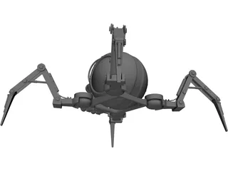 Mechanical Spider Robot 3D Model