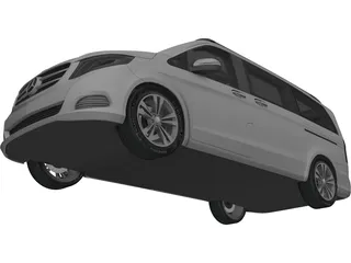 Mercedes-Benz V250 Bluetec 3D Model