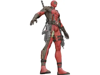 Deadpool 3D Model