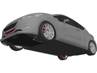 Peugeot 208 GTI 3D Model