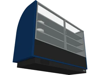 Bakery Display Case 3D Model