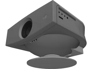 Video Projector 3D Model