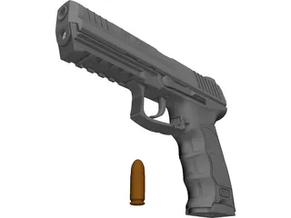 Heckler & Koch P30L 3D Model