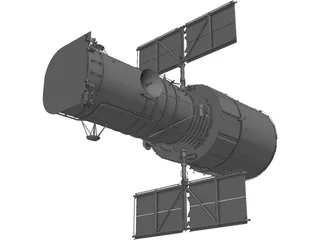 Hubble Space Telescope 3D Model