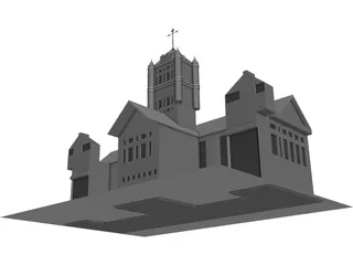 Grand Church 3D Model