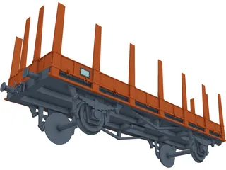 Wagon Stanchion 3D Model