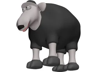 Baa Baa Black Sheep 3D Model