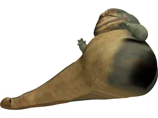 Star Wars Jabba the Hutt 3D Model