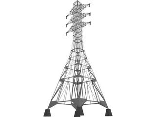 Transmission Pylon 3D Model