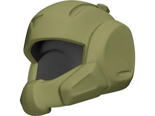 Pilot Helmet 3D Model