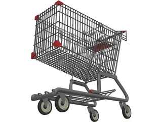 Shopping Cart 3D Model