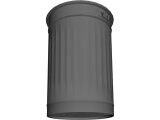 Dustbin 3D Model