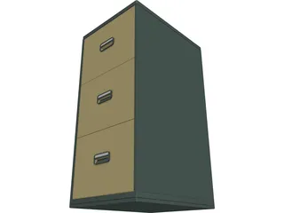 Storage Pedestal 3D Model